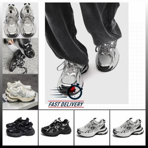 Popular thick soled dad shoes women new China-Chic casual shoes sneakers white lace-up free shipping youth lovers new trendy mens sliver unisex sport high quality