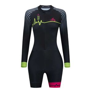 Fans Tops Tees Frenesi Tri Sport Womens Radsport Running Swimming Ropa Ciclismo World Triathlon BodySuit Strumpfhosen Schwimmscheibe Kleidung Speedsuit Q240511