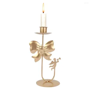 Candele Candele Christmas Dureble Iron Metal Candlestick Waterproof and Rused Huster Innovative Tea Light