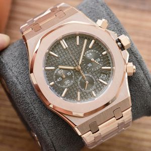 Klasyczne męskie zegarki Kwarc Ruch Watch 42 mm Fashion Business Businesswatch Montre de Luxe Prezenty dla mężczyzn Multicolor 2191