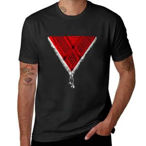 Men's T-Shirts Red Triangle T-shirt Black Cavai Clothing T-shirt Mens T240510