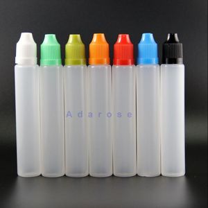 Unicorn dropper bottle 30ML With Child Proof Safety Cap pen shape Nipple LDPE plastic material for e liquid Meuvj Jgqgv