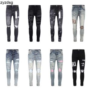 lila jeans denim byxor herr lila jeans designer jean män byxor avancerad kvalitet rak design retro streetwear casual svettbyxor joggar pant size29-40