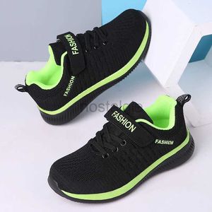 Sneakers fashionabla och andningsbara barns avslappnade sko Net Designer Student Running Boy Sports Shoes Soft Soled Childrens Tennis Shoes D240513