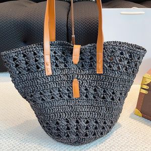 Bolsa de grife de palha de grife múltiplos estilos de praia bolsa para mulheres sacolas de bolsa de ombro de ombro de luxo de bolsas de moda