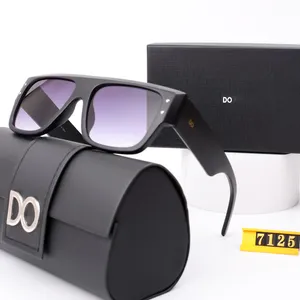 Óculos de sol de designer de luxo para mulher assinatura da marca Temple Black Frame Sun Glasses Moda Moda Menção SUNGLESSES STACHE