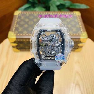 AAADESIGER MENS MECÂNICA DE LUXO RICHE MLLE Wristwatch Original Receita New Moda Moda Transparente Crystal Case Top Top Automatic Top Brand