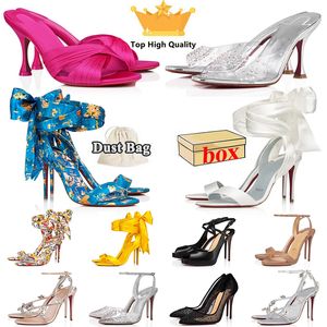 2024 With Box Red Pumps Bottoms High Slingback Heels Shoe Designer Stiletto Peep-toes Open Toes Sporty Nappa Leather Luxury Loafers Bottom Whitedress Rubber Loafers