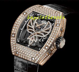 Högkvalitativ armbandsur Designer Luxury Men's Watch Classic Limited Edition RM051 Tourbillon Watch Manual Winding Tourbillon Movement Sport Watch