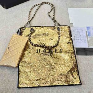 Renkli Kadın Pullu 22 Çöp Çanta Bling Kadın Tasarımcı Omuz Çantası 38cm Elmas Ekose Lüks Vintage Alışveriş Debriyajı Çapraz Vücut Altın Donanım Pochette