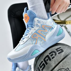 James basketball shoes have sound friction anti slip wear-resistant lightweight breathable and high top sports shoes Male designer mandarin duck sneakers 35-45