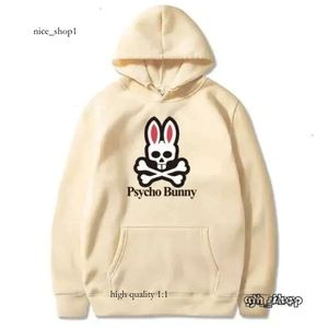 Psychol Bunny Mens Hooded Sweatshirt Designer Womens Colourful Loose High Quality Hoody Physcho Bunny Hoodie Warm Psyco Bunny Hoodie 6274