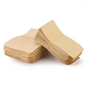 Förvaringspåsar 100 st /ställ in Kraft Paper Seed Protective Envelope Mini -kuvert Paket Garden Home For Tool