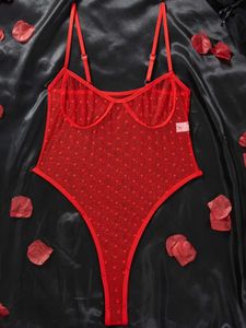 Sexy Set New Hot Semi Sheer Teddy Backless Bodysuit Women Bieźdź