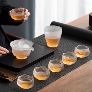 TeAware Setleri Cam Lüks Çay Seti Modern Tören El Yapımı Japon çaydanlık ve fincan Tazas Ev Ürünleri 5