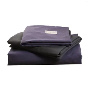 Sängkläder sätter 4st lapptäcke polyester lakan kuddväskor täcke täcke set moderna dubbla färger bekväma hemtextil förtjockad