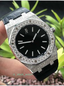 Aaip Watch Designer di lusso Womens orologio da donna 18K Platinum Diamond Meccanico Automatico Womens 15154BC ZZ D004CU 014410