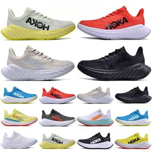 Hokkas One Bondi 8 Clifton 9 Scarpe da corsa per uomini Donne Carbonia X 2 X3 Mach Mach Challenger 7 Tripli Black Black M Speedgoat 5 Allenatori larghi Stinson 6 ATR Sneaker