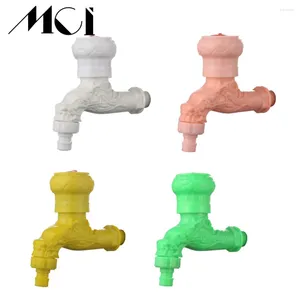 Rubinetti del lavandino da bagno monte a parete per casa bibcock decorativo giardino esterno lavatrice lavatrice motrici wc tap di plastica torneira