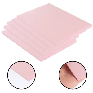 Speicherflaschen 5 Stcs Gummi Brick Rosa Werkzeuge DIY Schnitzmaterial Stempel Lieferungen Blöcke TPR Professionelle handgeschnitzte Ziegelhandwerkstempel