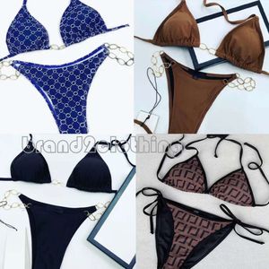 Damenbadeanzüge Designer Bikini Bikini Swimwear Sexy Badeanzug Sommermodfrau Strand Schwimmkleidung Frauen Biquini