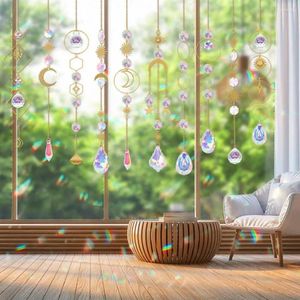 Dekorative Figuren DIY Sun Catcher Kit Sparkling Kits Kunsthandwerk für Fenstergartendekoration Erwachsene Kinderpartys Perlen Anhänger