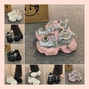 Sapatos de papai Mulheres mostram pés pequenos cedo novo pequeno preto fresco bolo de alta qualidade bolo cinza bolo de sapatos pequenos de estilo chinês primavera hight hight