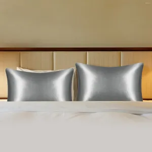 Poduszka solidna szary kolor kolorów prostokąta jedwabna gładka poduszka do domowej sofy dekoracja sypialni