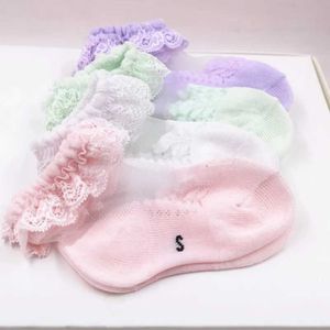 Kids Socks Summer Girl Ruffle for Little Lace Flower Princess Mesh Toddler Newborn Infant Baby d240528