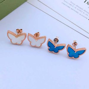 Ohrringe gehen aus Musthave Women First Choice Klassische und silberne Schmetterling Ohrringe als weibliches Geschenk klein mit gemeinsamen Vanly