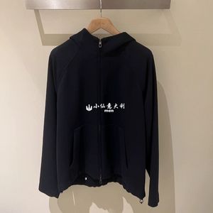 Erkek Hoodies Kış Loro Donanma Bue Kaşmir Kapüşonlu Sweater Piana Ceket