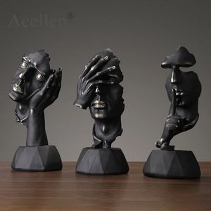 Wysokiej jakości myśliciele rzeźby miniaturowe modele figurki artystyczne ozdoby domowe akcesoria