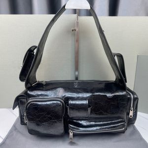 7a Designerumhängenden Taschen Superbusige Schlinge Männer Frauen Handtaschen Vintage Frauen Achselhöhle Echtes Leder Mehrfachkapazität Geldbörse Brieftasche TOTE OIL WAST HAUSPRÜFTE