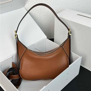 10A Fashion Designer Hobo Brown Splicing Handbag Purses Women Mini 220302/231015 Designer Leather Romy Deep Lady Soft Bags Shoulder Cro Ewce