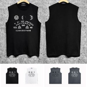 summer new designer mens tank tops trendy brand high quality sleeveless t shirts loose and breathable sleeveless vest ZJBAM073 Night star printed vest size S-XXL