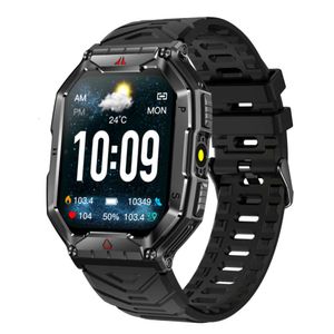 Neue KR82 Smartwatch AI Voice Bluetooth Call Heart Frequenz Blutdruckhöhe Druckkompassbewegung