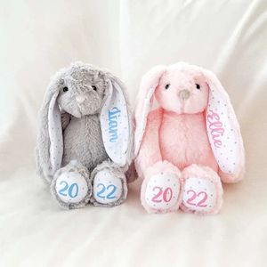 Bunny Bunnies Paskalya Kulakları Süblimasyon Uzun Dolles ile DOTS ile 30cm Pembe Gri Mavi Beyaz Rabbite Bebekler Çocuk Tesisi Sevimli Yumuşak Peluş Oyuncaklar S S S S