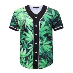 Baseball Jersey Men rand Short Sleeve Street Shirts Black White Sport Shirt YAI3001