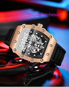 AAADESIGER MENS MECÂNICA DE LUXO RICHE MLLE Wristwatch Original Relógios Original Nova celebridade online com o mesmo alto