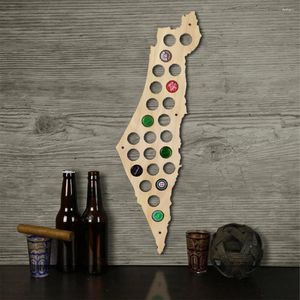 Party Decoration Israel Beer Cap Map Bottle Unique Design Art Gift For Aficionado Wall