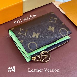 Premium Leder Mini Cute Wallets Kartenhalter Keychain Halter Coin -Geldbeutel mit Geschenkbox