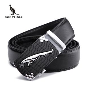 San Vitale Men Belts Genuíno Designer de Luxúria Strap Male Belt para Man Jeans Automático Jeans Cintos Masculinos CEINTURE Y193914393