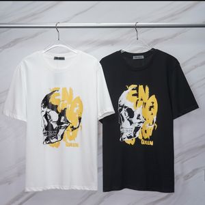 Saint Queen T Shirt Erkek Tişörtleri Erkek Tasarımcı T Shirtler Siyah Beyaz Serin T-Shirt Erkekler Yaz İtalyan Moda Gündelik Sokak T-Shirt Üstleri Tees Plus 98193