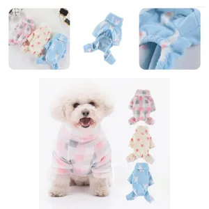 Dog Apparel Stylish Pet Four-legged Clothing Long Sleeve Sleeping Wear Cat Winter Jumpsuit Clothes Pajamas