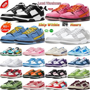 Lokalny projektant magazynowy buty do koszykówki US Stocking Men Sneakers Lows White Black Panda Green Glow Orange Pearl Team Gold Easter Lilac Ins Women Treners