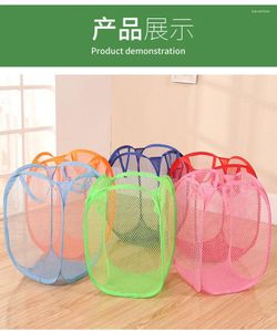 Laundry Bags Basket Storage Organization Grid Foldable Dirty Clothes Toy Clutter Monochrome Household Bathroom