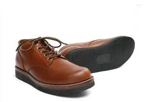 Casual skor lyx trend vit låg för att hjälpa stövlar mäns arbete tjock läder kort klänning goodyear-weld