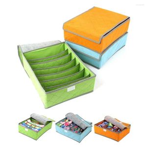 Aufbewahrungstaschen Farbe Unterwäsche Socken T-Shirt Hosen Home Box Schubladen Separator Kleidung Organizer