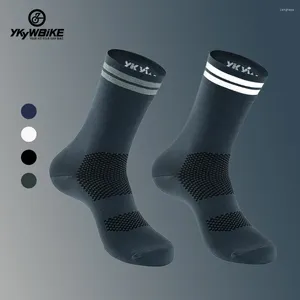 Sports Socks YKYWBIKE Cycling Men Women Breathable Road Bicycle Sport Compression Outdoor Racing Running Bike