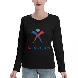 T-shirt per magliette a maniche lunghe Gymnastics Women's Polos Team USA